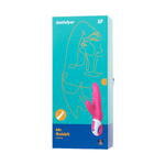 Нереалистичный вибратор Satisfyer Vibes Mr. Rabbit, силикон, красный, 22,1 см.