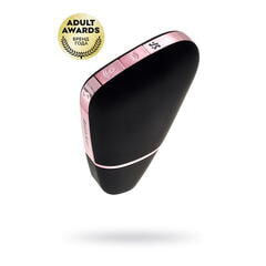Вакуум-волновой бесконтактный стимулятор клитора Satisfyer Love Triangle, силикон, черный, 8,8 см.