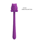 Мини-вибростимулятор Cute Bear, фиолетовый