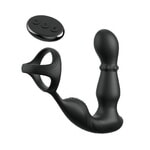 Вибромассажёр простаты с эрекционным кольцом ASS-GASM SLIDE &amp GLIDE